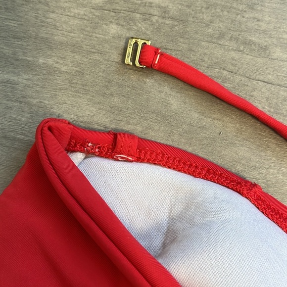 BLUE ROD BEATTIE Coral and Gold Metal Bikini Set, Size 12 - Picture 11 of 11